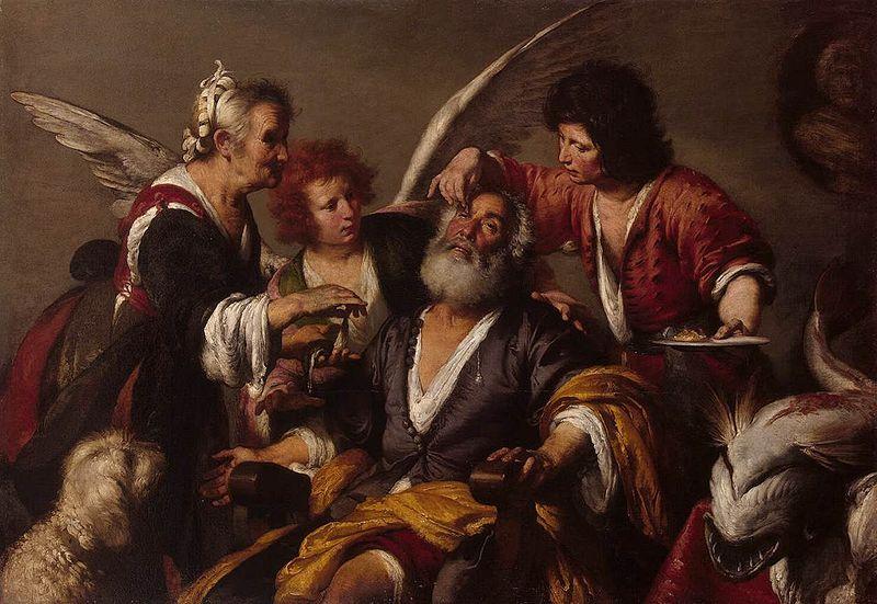 Bernardo Strozzi The Healing of Tobit Germany oil painting art